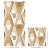 W4400.166 Wild Child Brown Abstract Wallpaper