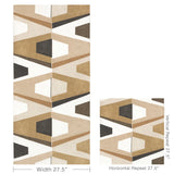 W4401.6116 Wild Beauty Amber Wallpaper