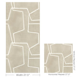 W4402.161 Chalka Flax Beige Abstract Wallpaper