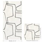 W4402.21 Chalka Pumice Black Abstract Wallpaper 