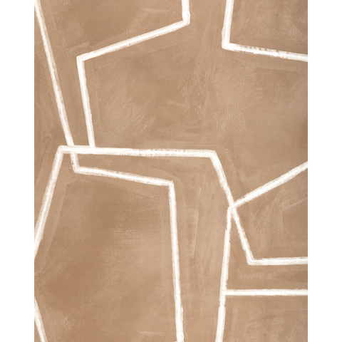 W4402.24 Chalka Terra Brown Abstract Wallpaper