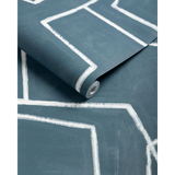 W4402.35 Chalka Indigo Blue Abstract Wallpaper