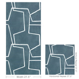 W4402.35 Chalka Indigo Blue Abstract Wallpaper