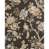 W4420.66.0 Symphony Wp Chocolate Floral Wallpaper 