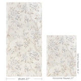 W4421.106.0 Symphony Mica Wp Pewter Floral Wallpaper