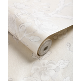 W4421.1621.0 Symphony Mica Wp Platinum Floral Wallpaper