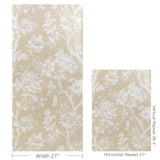 W4421.411.0 Symphony Mica Wp Champagne Floral Wallpaper