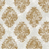 W78228 Damask Metallic Wallpaper