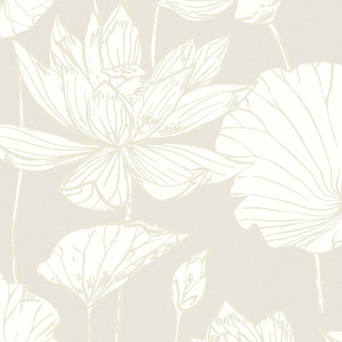 WH40703 Viola Coconut Wallpaper 