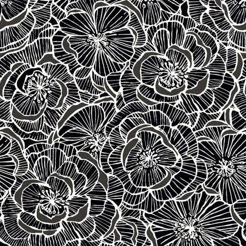 WH40800 Alejandra Blueberry Wallpaper 