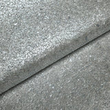 WM0002MBP Gray silver metallic Pearl Big Chip Natural Real Mica Stone Wallpaper Textured
