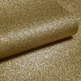 WM0010MSP Gold metallic Big Chip Natural Real Mica Stone Textured plain modern Wallpaper