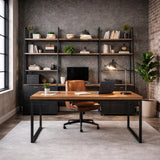 WM0016MSP Charcoal gray taupe brown Big Chip Natural Real Mica Stone Textured Wallpaper