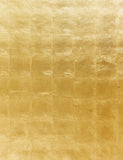 WM004MLS Square leaf tile foil gold metallic Shiny Modern contemporary luxury Wallpaper rolls
