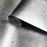 WM006MLS Square leaf tile foil silver metallic Shiny Modern contemporary luxury Wallpaper
