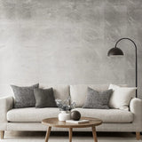 WM006MLS Square leaf tile foil silver metallic Shiny Modern contemporary luxury Wallpaper
