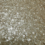 WM008MSP Gold cream Big Chip Natural Real Mica Stone Textured plain modern Wallpaper roll