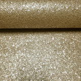 WM008MSP Gold cream Big Chip Natural Real Mica Stone Textured plain modern Wallpaper roll