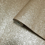 WM008MSP Gold cream Big Chip Natural Real Mica Stone Textured plain modern Wallpaper roll