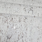 WM011KCS Real Natural cork matte off white silver metallic foil textured modern Wallpaper