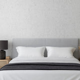 WM012KCG Real natural cork textured matte white gold metallic foil modern eco Wallpaper