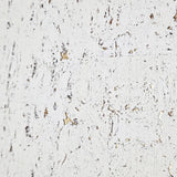 WM012KCG Real natural cork textured matte white gold metallic foil modern eco Wallpaper