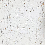 WM012KCG Real natural cork textured matte white gold metallic foil modern eco Wallpaper