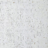 WM012KCG Real natural cork textured matte white gold metallic foil modern eco Wallpaper