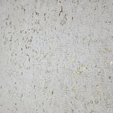 WM014KCG Real natural cork textured golden off white gold metallic foil modern Wallpaper
