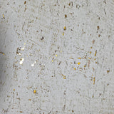 WM014KCG Real natural cork textured golden off white gold metallic foil modern Wallpaper
