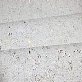 WM014KCG Real natural cork textured golden off white gold metallic foil modern Wallpaper
