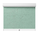 WM017KCS Real natural cork matte mint green silver metallic textured eco modern Wallpaper
