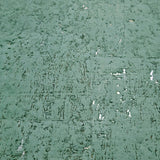 WM017KCS Real natural cork matte mint green silver metallic textured eco modern Wallpaper
