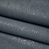 WM018KCS Real Natural cork matte blue gray silver metallic foil textured modern Wallpaper