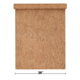 WM020KCG Real Natural cork organic sand brown silver metallic foil textured eco Wallpaper