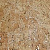 WM020KCG Real Natural cork organic sand brown silver metallic foil textured eco Wallpaper