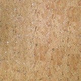 WM020KCG Real Natural cork organic sand brown silver metallic foil textured eco Wallpaper