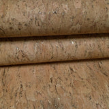 WM021KCG Real Natural cork organic sand brown gold metallic foil textured eco Wallpaper
