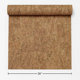 WM022KCC Real Natural cork organic sand brown copper metallic foil textured eco Wallpaper
