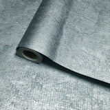 WM027KCS Real Natural cork baby blue hue silver metallic foil textured modern Wallpaper