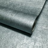 WM027KCS Real Natural cork baby blue hue silver metallic foil textured modern Wallpaper