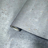 WM029KCG Real Natural cork wallcovering gray silver gold metallic foil textured Wallpaper
