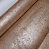 WM032KCG Real Natural cork organic rose gold cream metallic textured modern eco Wallpaper
