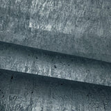 WM045KCG Real Natural cork deep steel slate blue gray silver metallic textured Wallpaper

