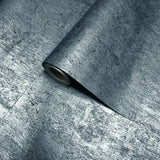 WM045KCG Real Natural cork deep steel slate blue gray silver metallic textured Wallpaper
