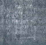 WM045KCG Real Natural cork deep steel slate blue gray silver metallic textured Wallpaper
