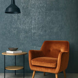 WM045KCG Real Natural cork deep steel slate blue gray silver metallic textured Wallpaper
