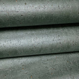 WM047KCG Real Natural cork moss green - gray metallic gold foil textured modern Wallpaper
 