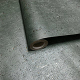 WM047KCG Real Natural cork moss green - gray metallic gold foil textured modern Wallpaper
 