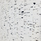 WM100100SMC Enchanced natural cork matte off white black birch textured eco modern Wallpaper